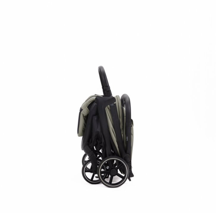 Adamex Carucior sport pentru copii Bello Olive tip troller pliere automata copertina XXL pana la 22 kg 6 luni+
