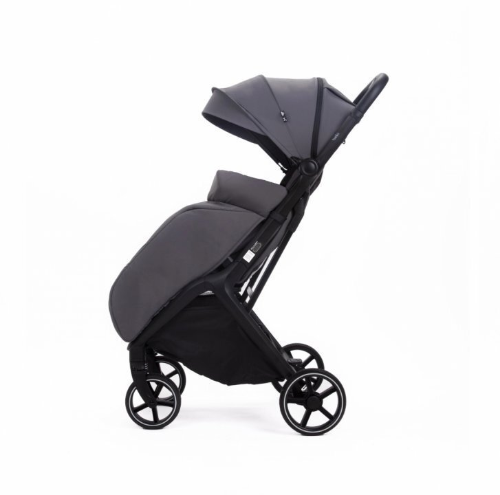 Adamex Carucior sport pentru copii Bello Platinum Gray tip troller pliere automata copertina XXL pana la 22 kg 6 luni+