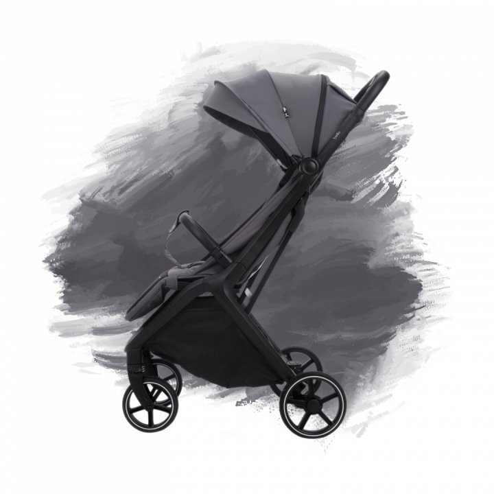 Adamex Carucior sport pentru copii Bello Platinum Gray tip troller pliere automata copertina XXL pana la 22 kg 6 luni+