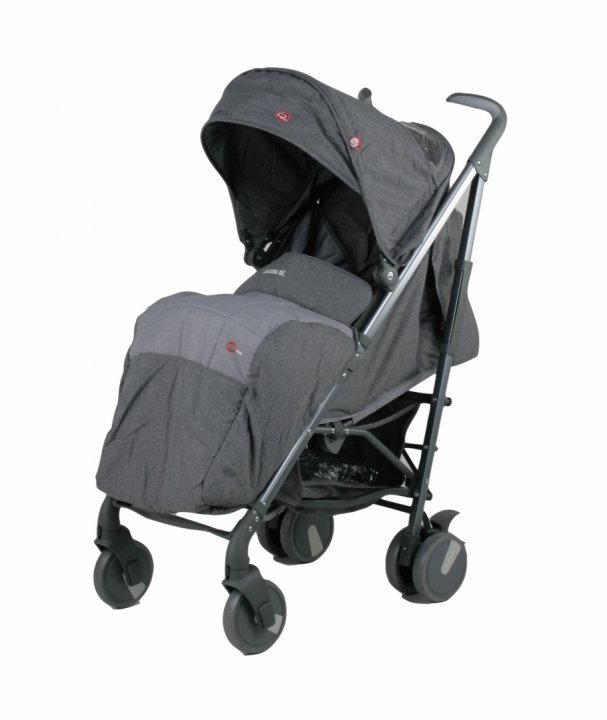 Adamex Carucior sport pentru copii Quatro Evo Gri 6-36 luni cadru din aluminiu