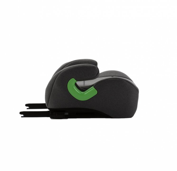 Adamex Inaltator auto pentru copii Bass omologat R129 i-Size cu bare isofix reglabile si spuma moale 125-150 cm sau 22-36 kg Gri