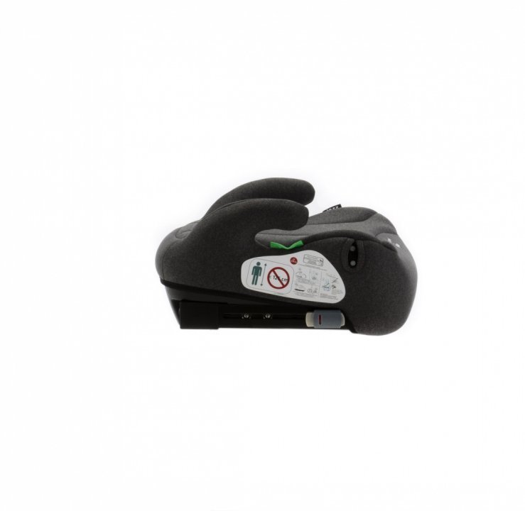 Adamex Inaltator auto pentru copii isofix Jazz omologat R129 i-Size bare isofix reglabile suport pahar husa detasabila 125-150 cm sau 22-36 kg Gri