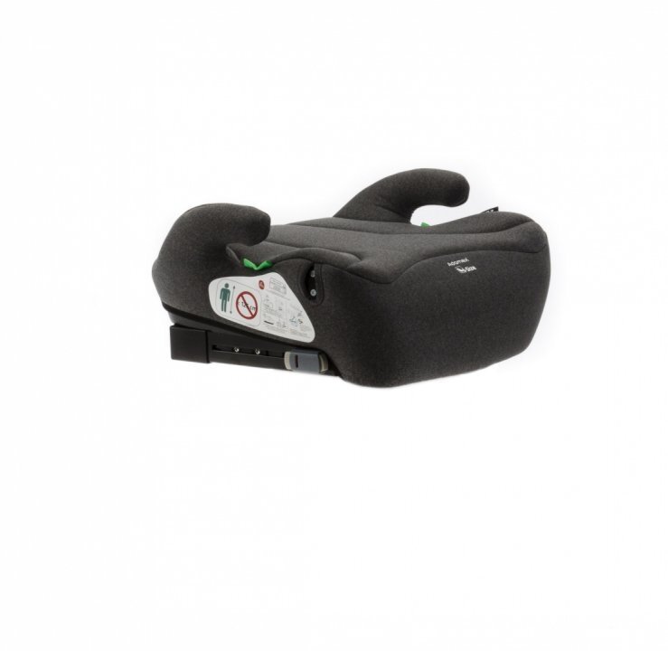 Adamex Inaltator auto pentru copii isofix Jazz omologat R129 i-Size bare isofix reglabile suport pahar husa detasabila 125-150 cm sau 22-36 kg Gri