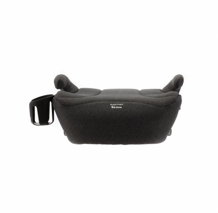 Adamex Inaltator auto pentru copii isofix Jazz omologat R129 i-Size bare isofix reglabile suport pahar husa detasabila 125-150 cm sau 22-36 kg Gri