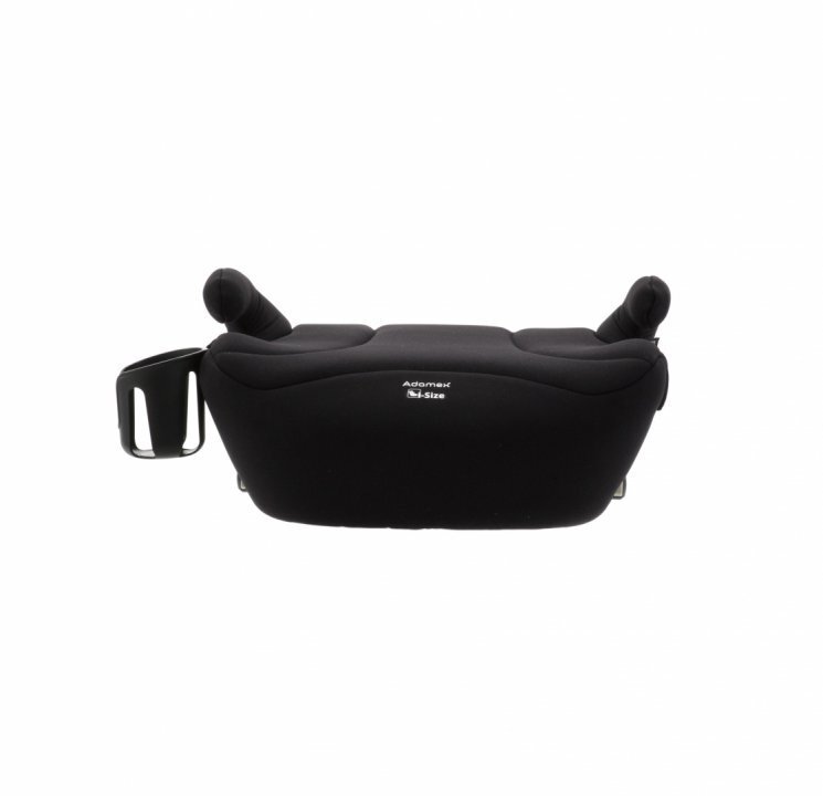 Adamex Inaltator auto pentru copii isofix Jazz omologat R129 i-Size bare isofix reglabile suport pahar husa detasabila 125-150 cm sau 22-36 kg Negru