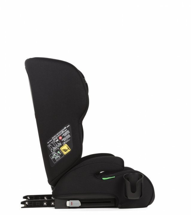 Adamex Scaun auto si inaltator 2 in 1 Kayo Negru cu isofix omologat R129 i-Size matlasat suport pahar 100-150 cm
