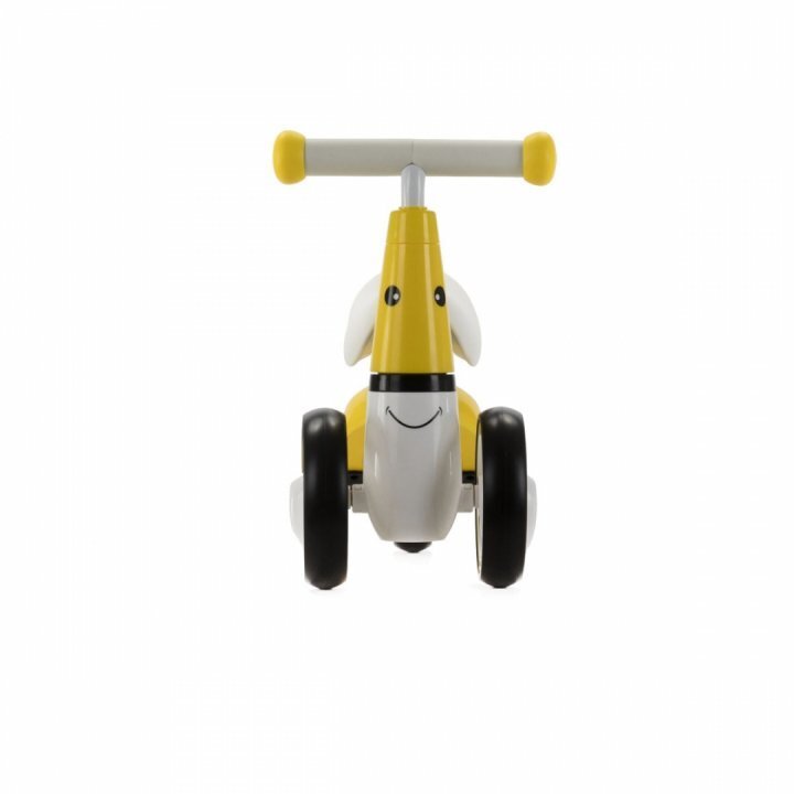 Adamex Tricicleta pentru copii Animals fara pedale cu 3 roti sistem de blocare a rotirii ghidonului testata EN71 pentru interior exterior sezut moale +12 luni Bee