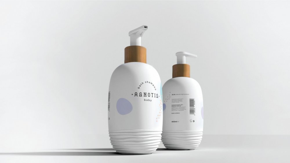 Agnotis Sampon si gel de dus hipoalergenic 2 in 1 pentru bebelusi si copii 400 ml