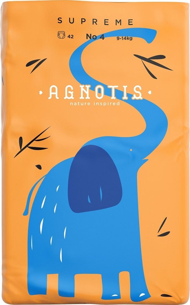Agnotis Scutece hipoalergenice Supreme marimea nr. 4 9-14 kg 42 bucati