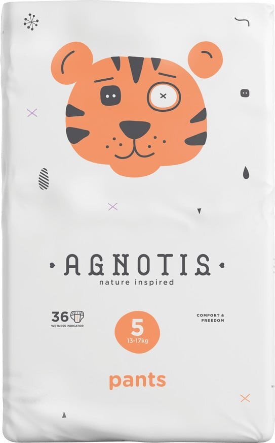 Agnotis Scutece tip chilotel hipoalergenice pants marimea nr 5 13-17 kg 36 bucati