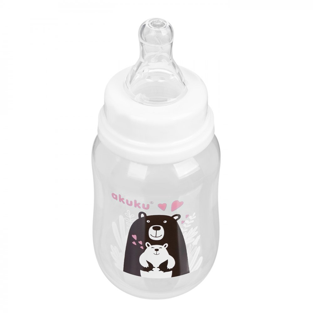 Akuku Biberon anticolici 125 ml Bear and Mom