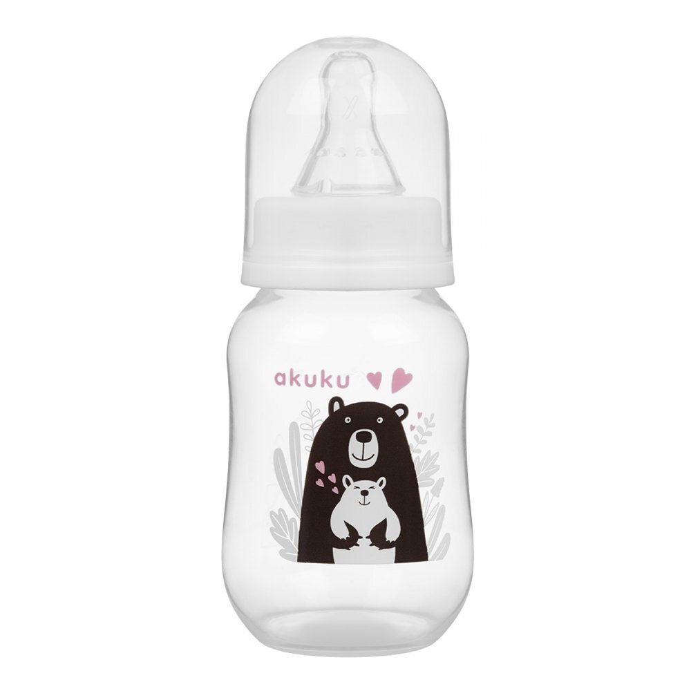 Akuku Biberon anticolici 125 ml Bear and Mom
