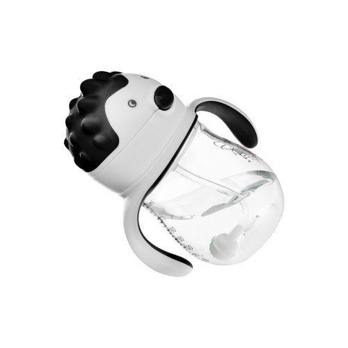 Akuku Cana de antrenament anti-varsare cu pai 250 ml Grey