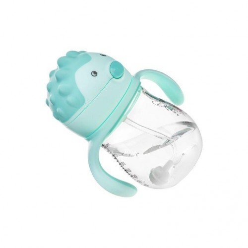 Akuku Cana de antrenament anti-varsare cu pai 250 ml Mint