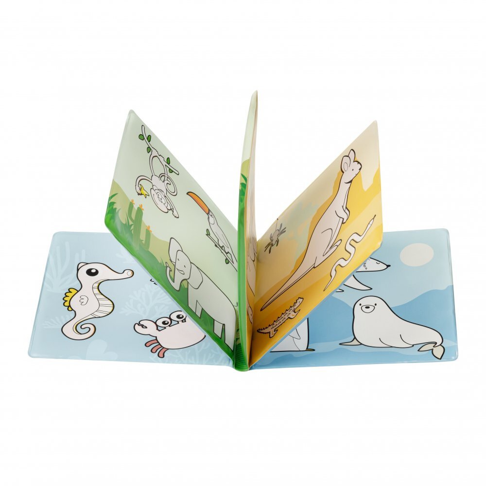 Akuku Carticica de baie cu chitaitoare Magic Book