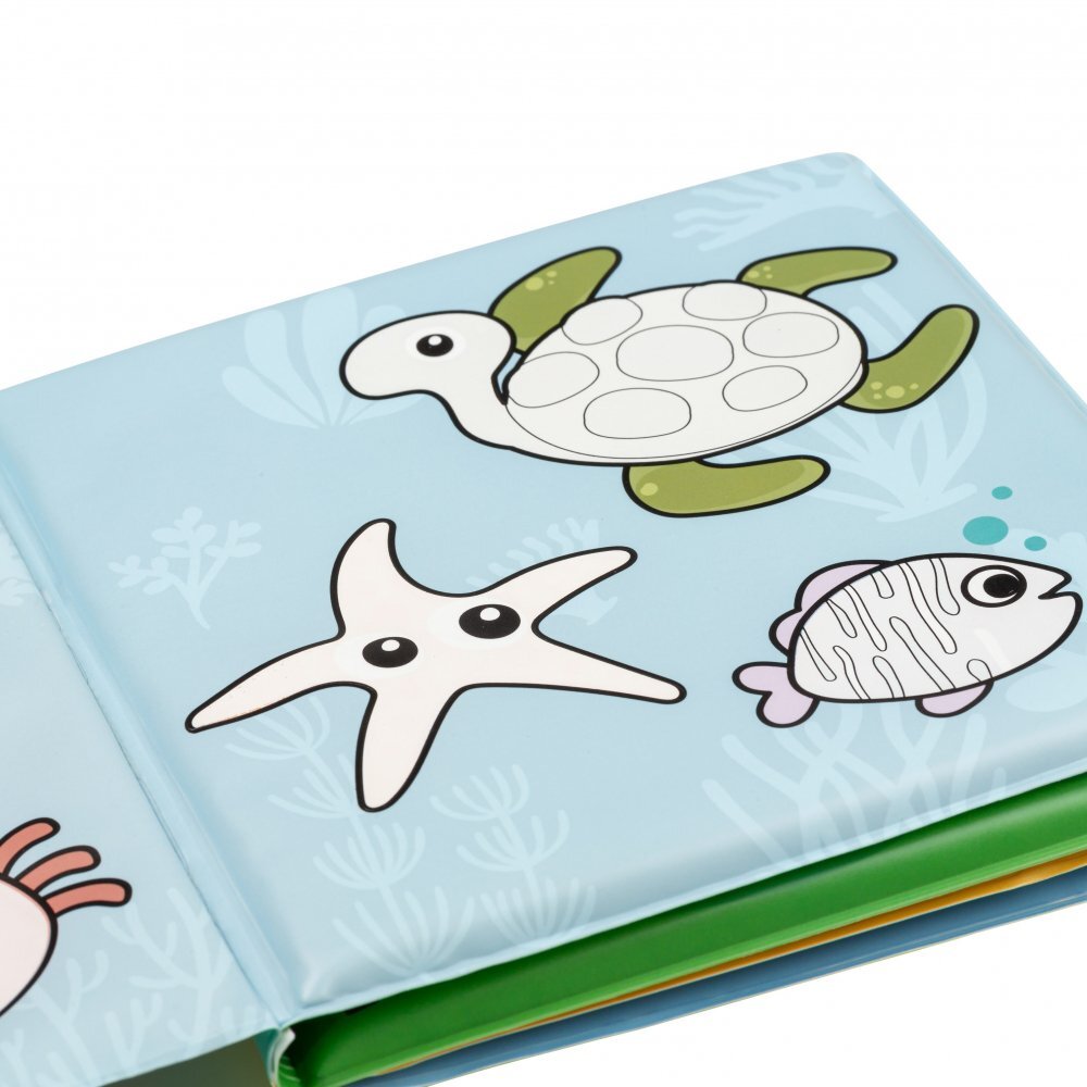 Akuku Carticica de baie cu chitaitoare Magic Book