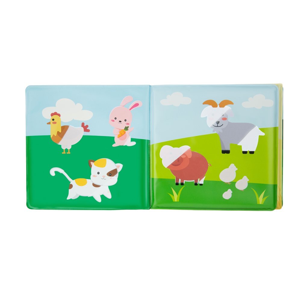 Akuku Carticica magica Farm cu 10 paginimateriale siguredimensiune 15x15 cmvarsta recomandata peste 6 luni