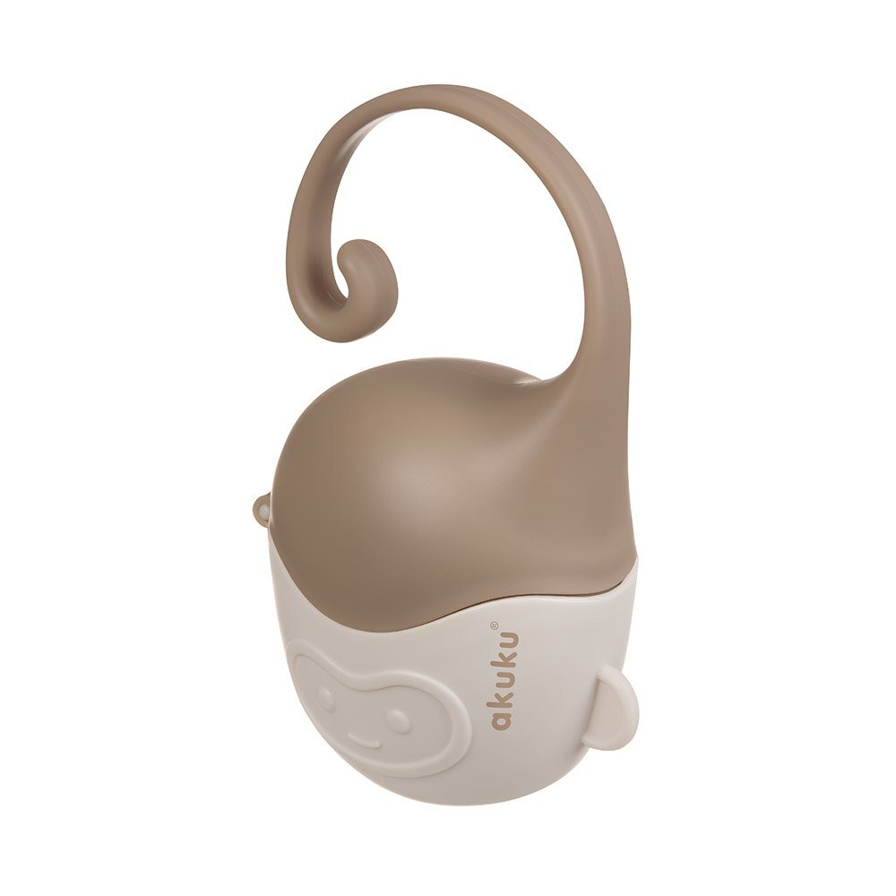 Akuku Cutiuta pentru suzete Maimutica cu agatatoaremateriale sigura fara bpa codita tip maner special ce permite agatarea la caruciorpatutscaun auto dimensiune 13x85x55 cm