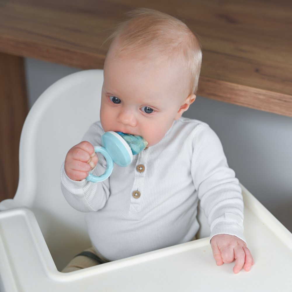 Akuku Dispozitiv de hranire Food Feeder stele albastru