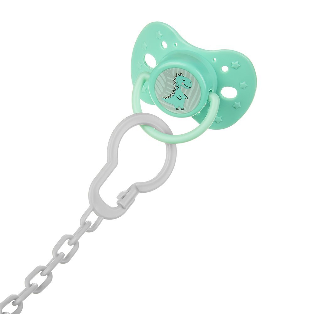 Akuku Lantisor pentru suzeta Pacifier Grirecomandat de la 0luni+