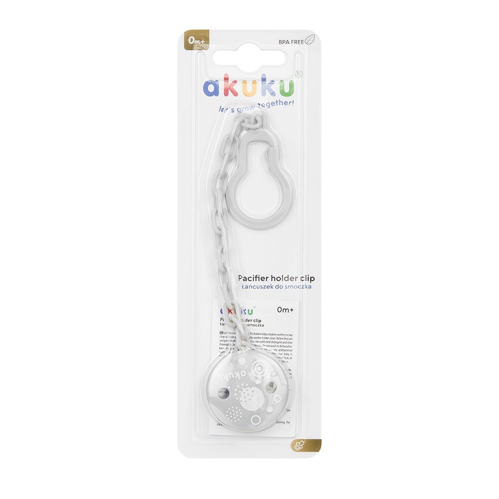 Akuku Lantisor pentru suzeta Pacifier Grirecomandat de la 0luni+