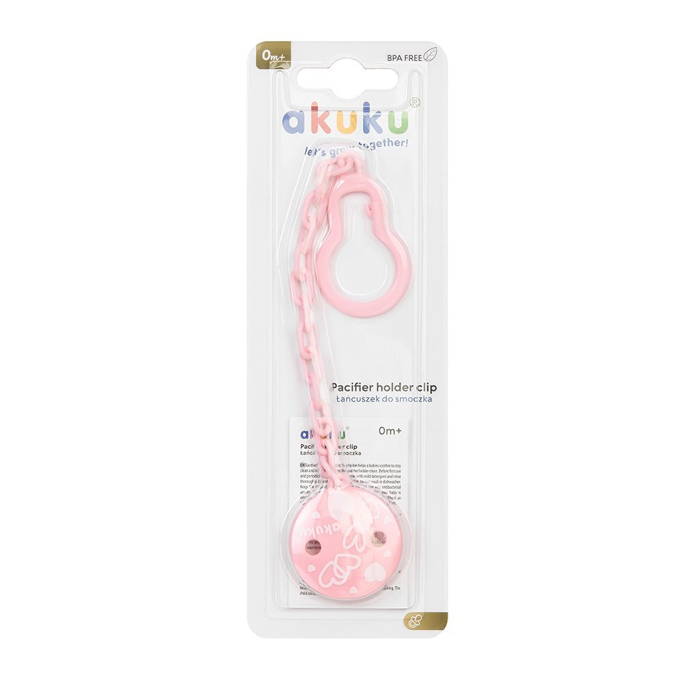 Akuku Lantisor pentru suzeta Pacifier Rozrecomandat de la 0luni+