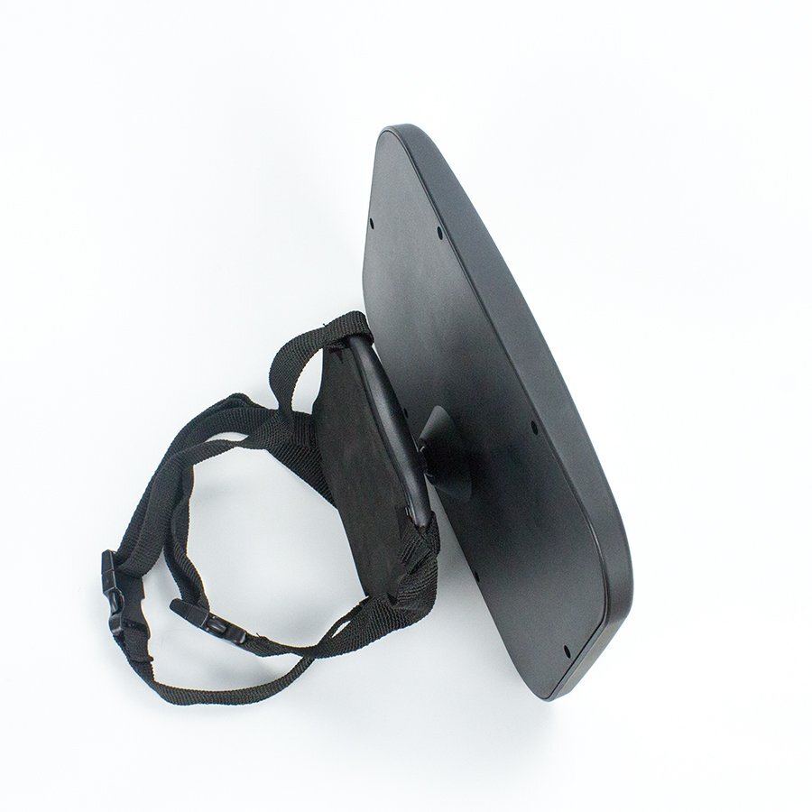 Akuku Oglinda auto pentru supravehere copii 248 x 18 cm curelele solide reglabile reglarea unghiului de vizualizare la 360grade