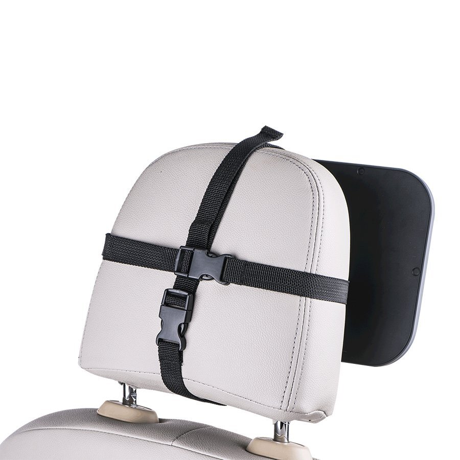 Akuku Oglinda auto pentru supravehere copii 248 x 18 cm curelele solide reglabile reglarea unghiului de vizualizare la 360grade