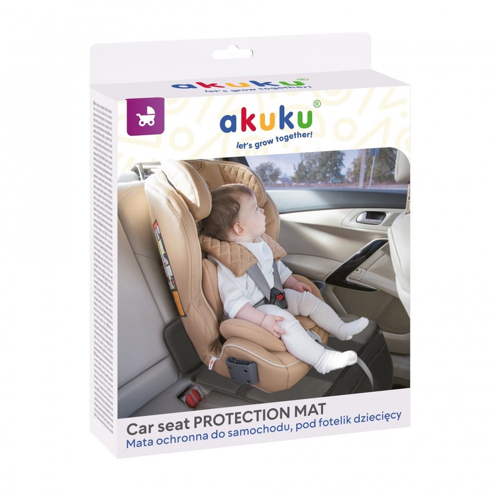 Akuku Protectie bancheta pentru scaun auto Protection Short Mat Negrumarime universalaofera protectie impotriva murdarieidimensiune 475x865 cm