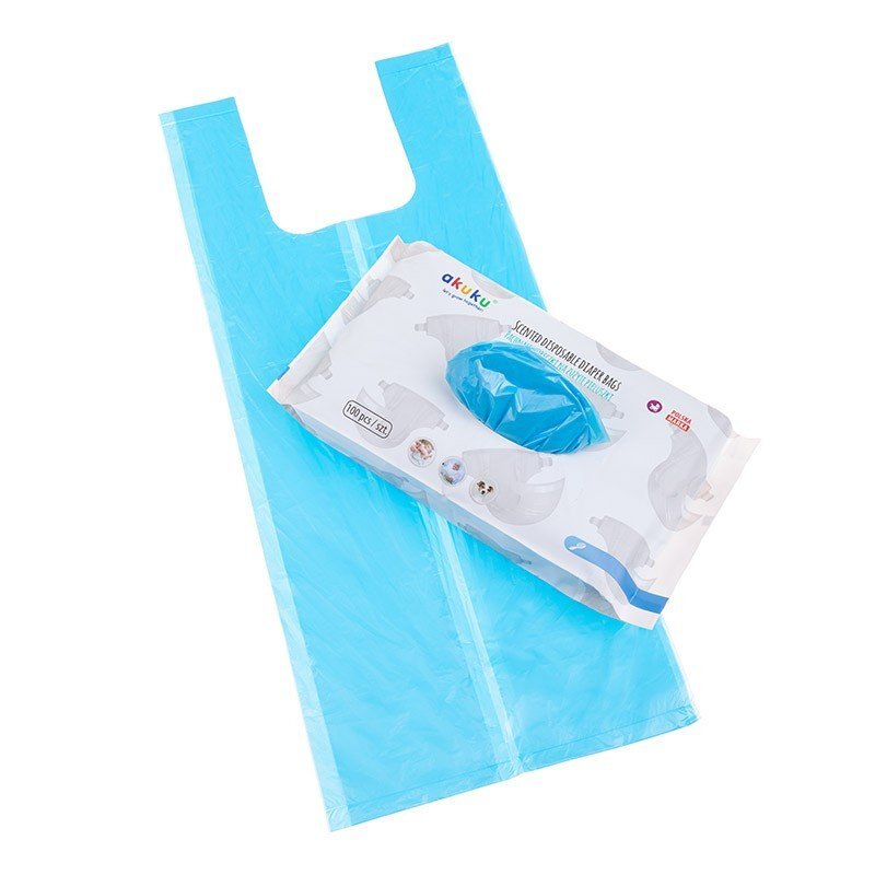Akuku Saculeti parfumati pentru pampers 100 bucati