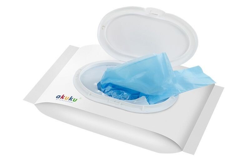 Akuku Saculeti parfumati pentru pampers 100 bucati