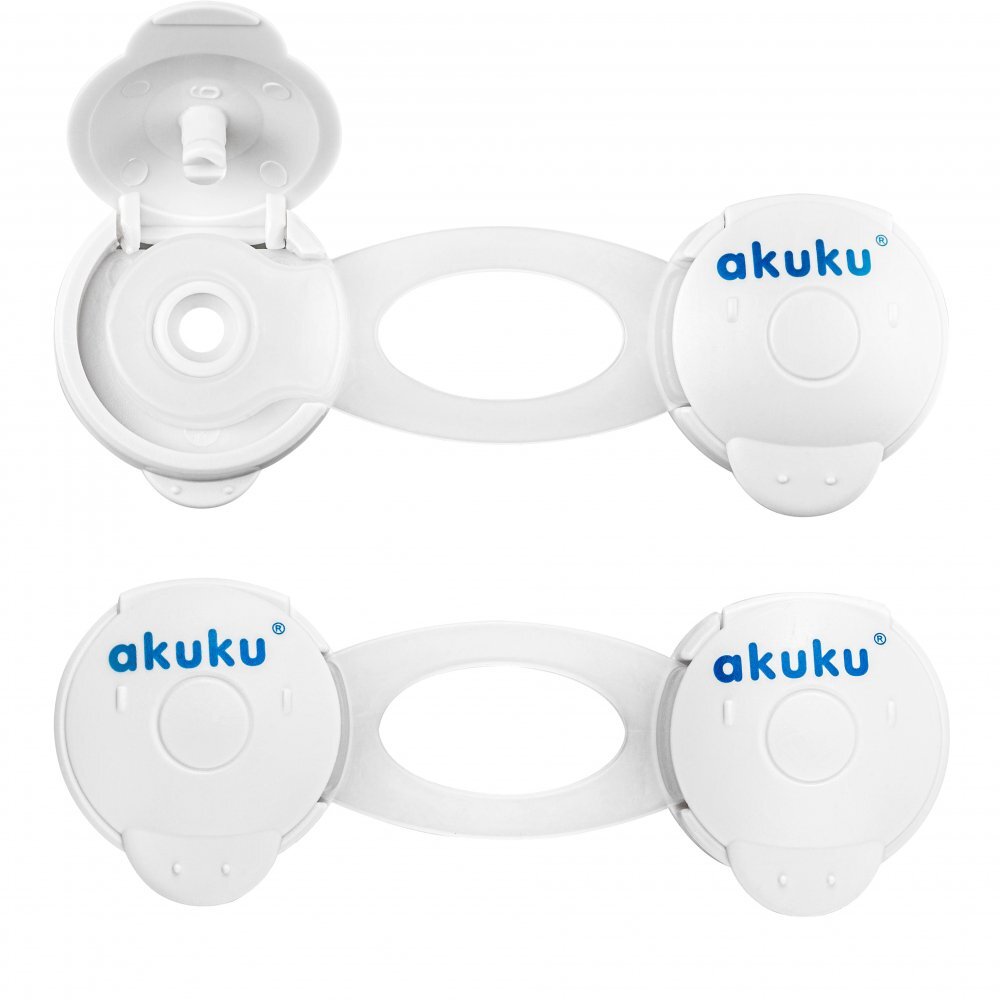 Akuku Set 2 sigurante multifunctionale Safety lock alb