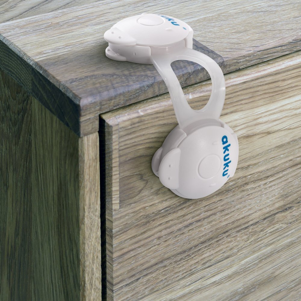 Akuku Set 2 sigurante multifunctionale Safety lock alb