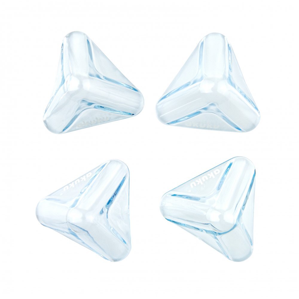Akuku Set 4 sigurante pentru colturi transparent