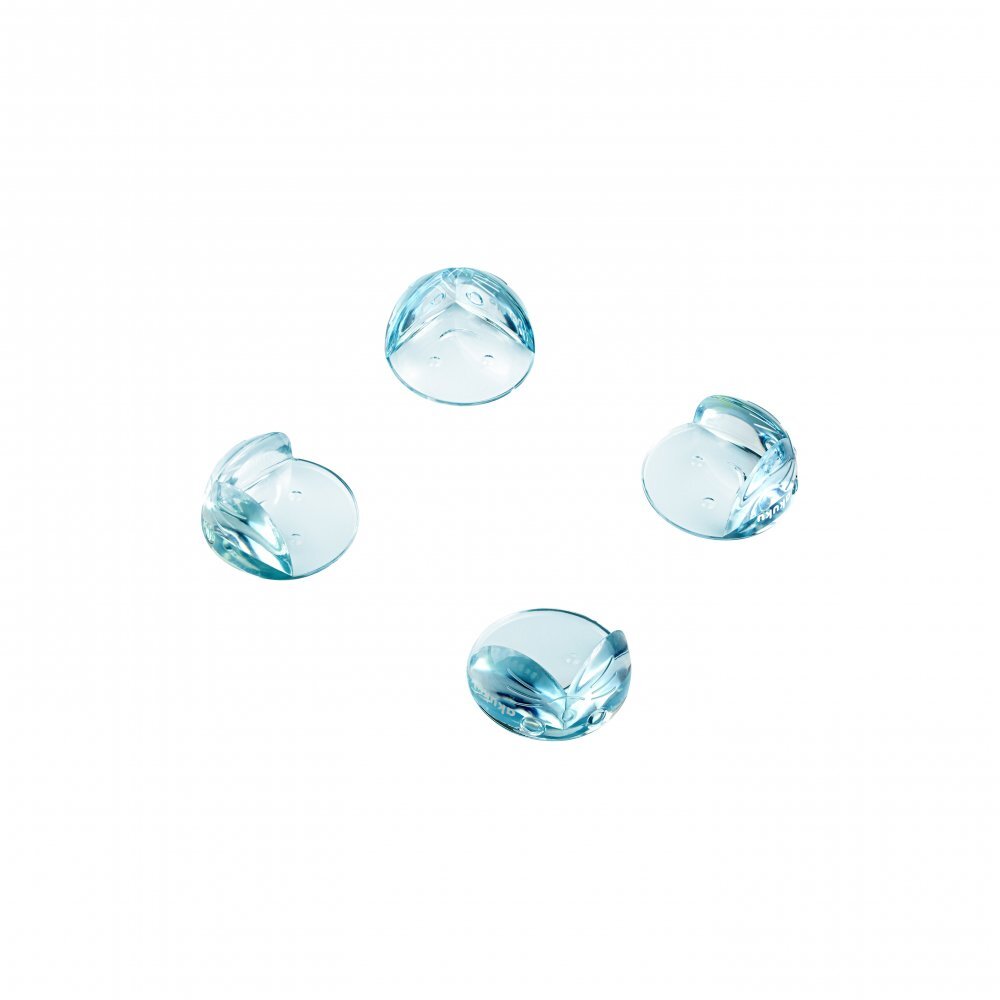 Akuku Set 4 sigurante rotunde pentru colturi transparent
