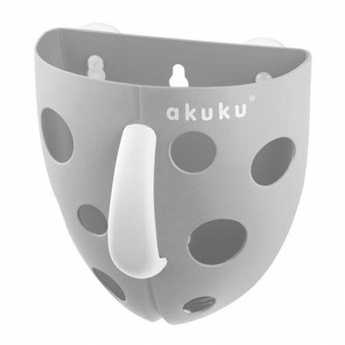 Akuku Suport pentru jucarii de baie gri