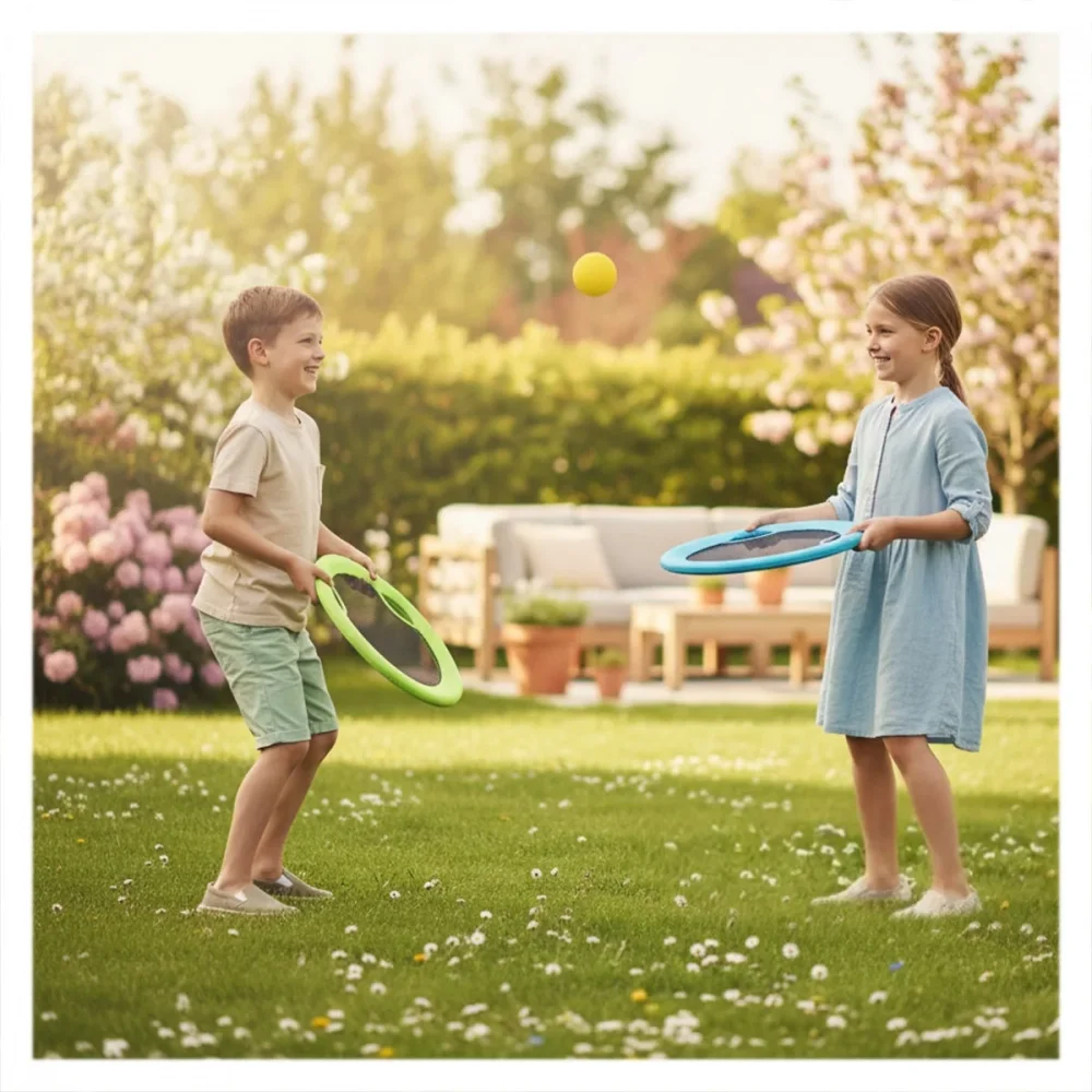 Alldoro Set 2 in 1 de plaja Beachball Frisbee XL