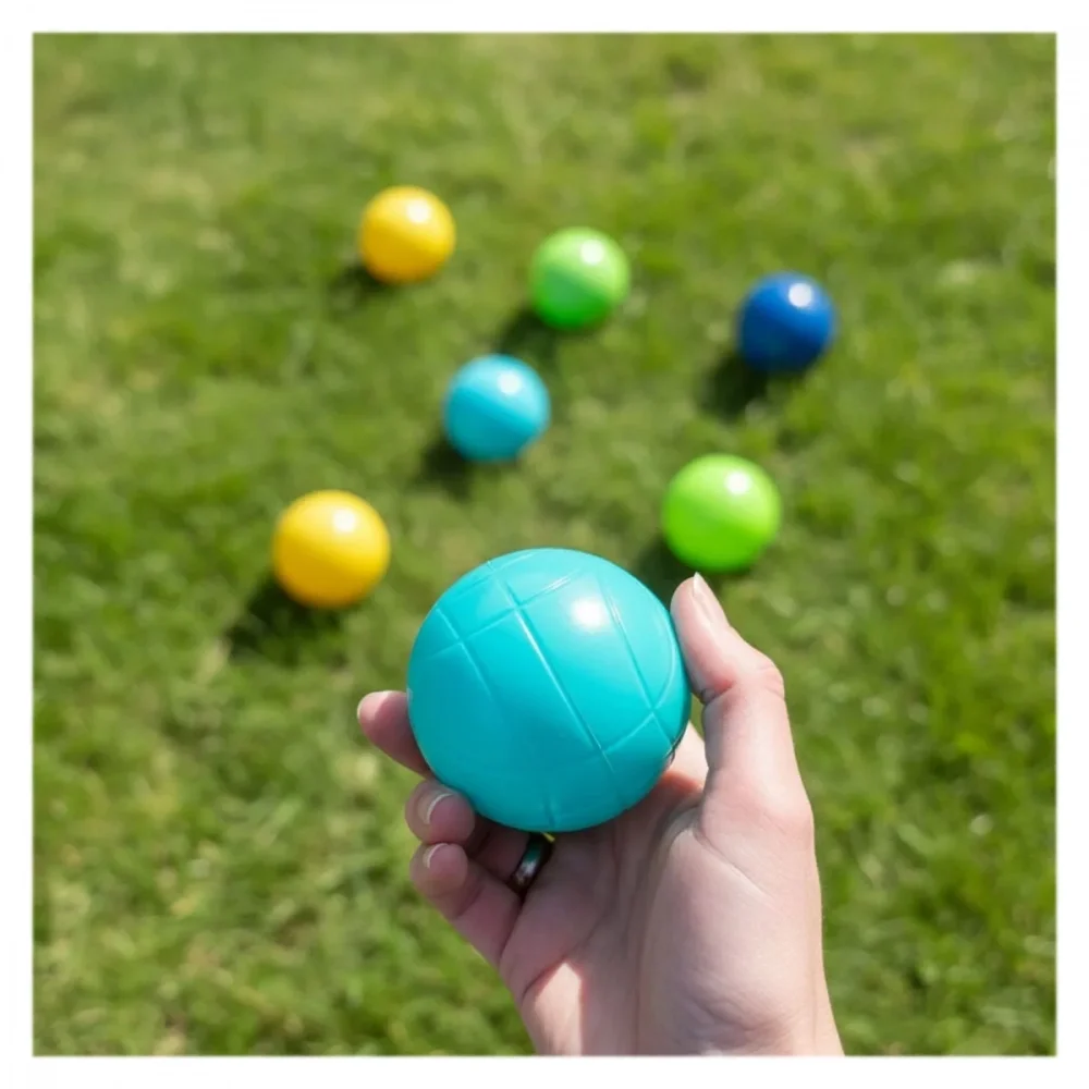 Alldoro Set de joc cu 8 bile din plastic Boccia