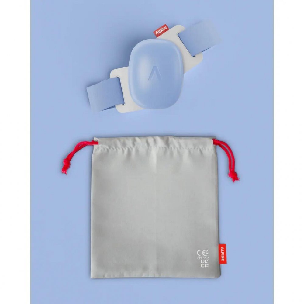 ALPINE Casti antifonice pentru bebelusi si copii pana la 4 ani ofera protectie auditiva Muffy Baby Sky Blue ALP29673