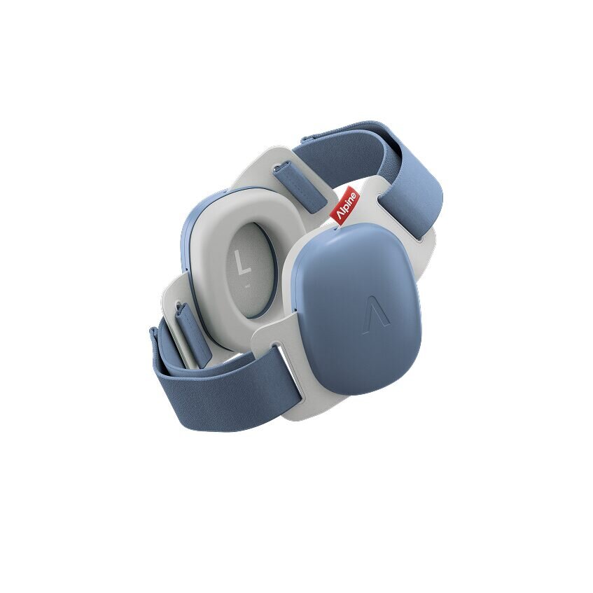 ALPINE Casti antifonice pentru bebelusi si copii pana la 4 ani ofera protectie auditiva SNR 24 Muffy Denim Blue