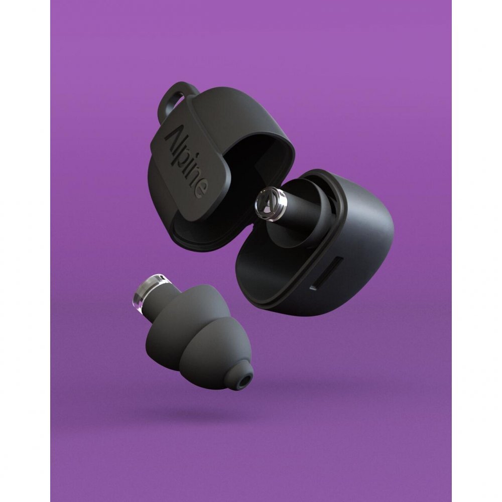 ALPINE Dopuri de urechi cu filtru muzical 3 dimensiuni incluse (SML) protectie zgomote SNR 21dB reutilizabile