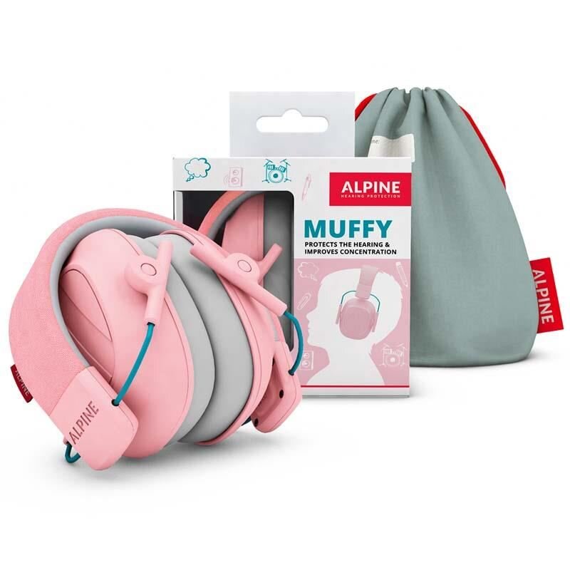 Alpine Muffy Casti antifonice Kids pliabile pentru copii 5-16 ani SNR 25 Pink ALP26481