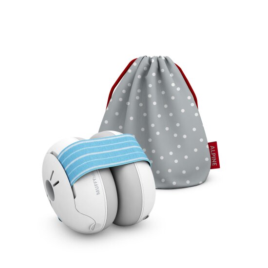 Alpine Muffy Casti antifonice pentru bebelusi Baby Blue ALP24944