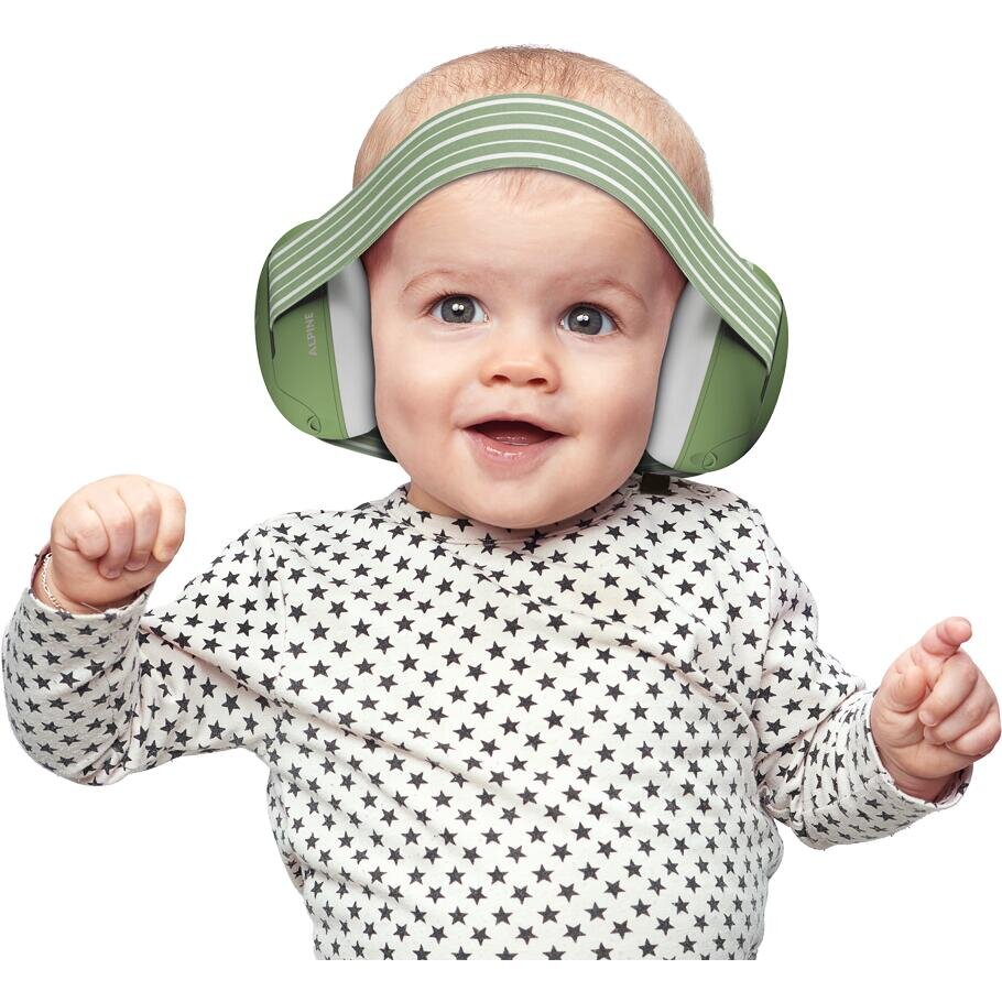 Alpine Muffy Casti antifonice pentru bebelusi Baby Green ALP27464