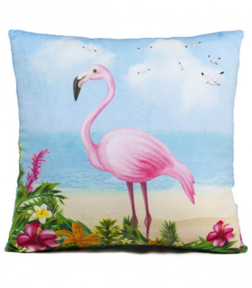 Amek toys Perna decorativa Pasare Flamingo 36 cm