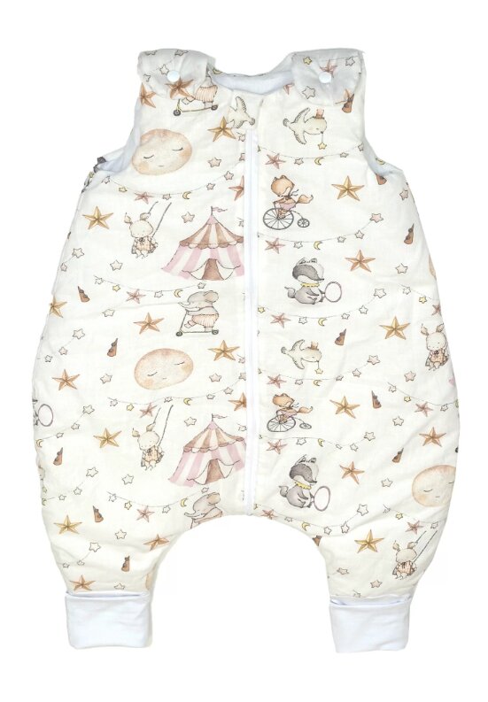 AMY Sac de dormit cu picioare 2.5 Tog Circ roz marimea S 6-24 luni