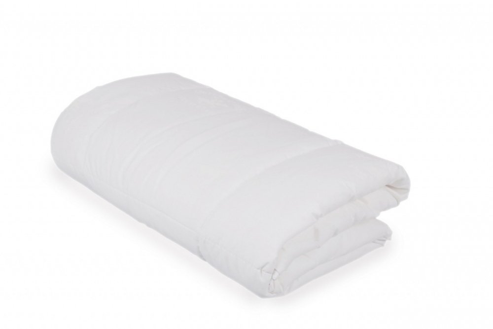 AMY Set pilota 135 x 100 cm si perna 40 x 60 cm pentru copii bumbac si umplutura BabySoft alb