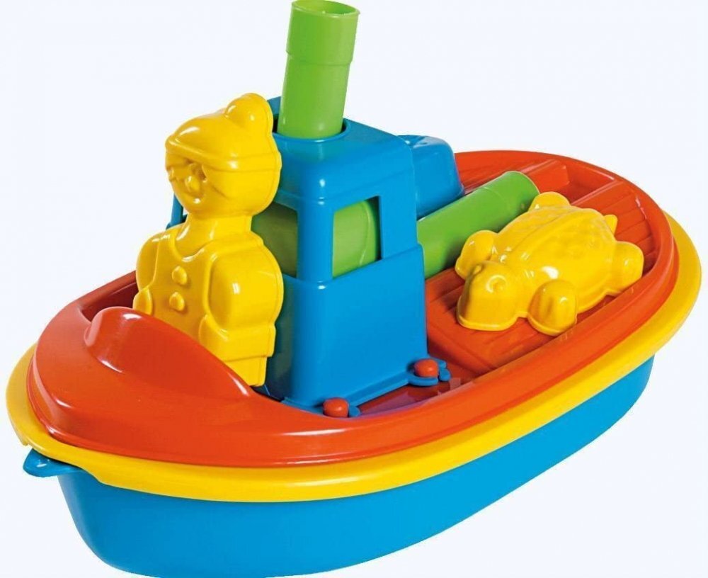 Androni Giocattoli Set de vacanta barca si accesorii pentru nisip