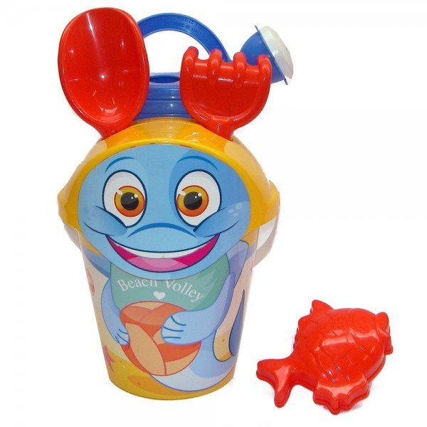 Androni Giocattoli Set galetusa Androni Delfin cu accesorii plaja