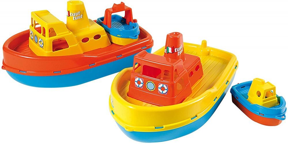 Androni Giocattoli Set jucarii de baie Feribot si barca